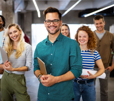 Professionals in a focused face-to-face meeting at a modern office in Hampton Roads
